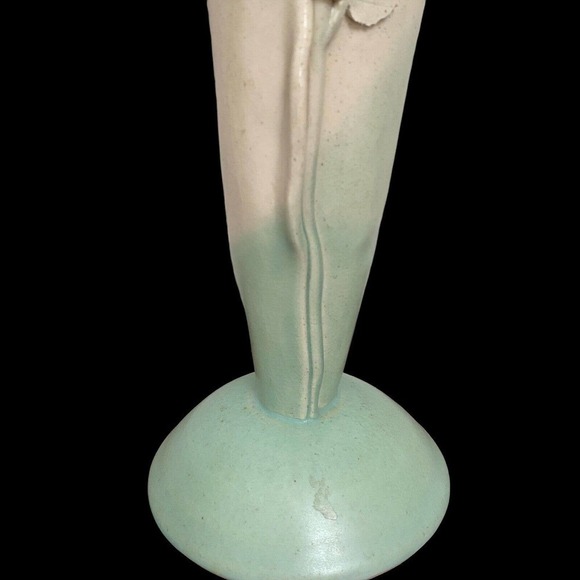 Vintage Palm Pottery, Collison Signed Pastel Calla Lily Vase 15” Tall EUC - Picture 5 of 9